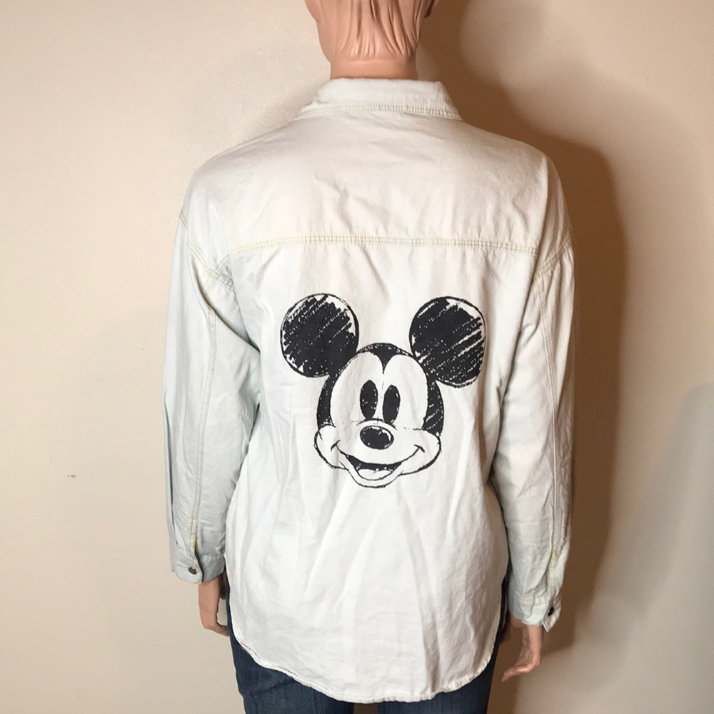Mickey Mouse Denim Shirt Sz 3X